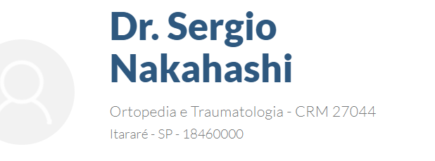 DR. SERGIO NAKAHASKI